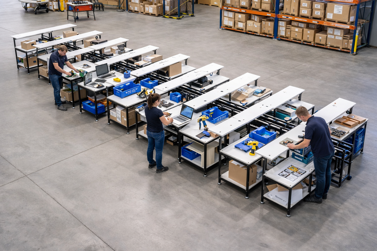 Linee di assemblaggio modulari FlexLogik